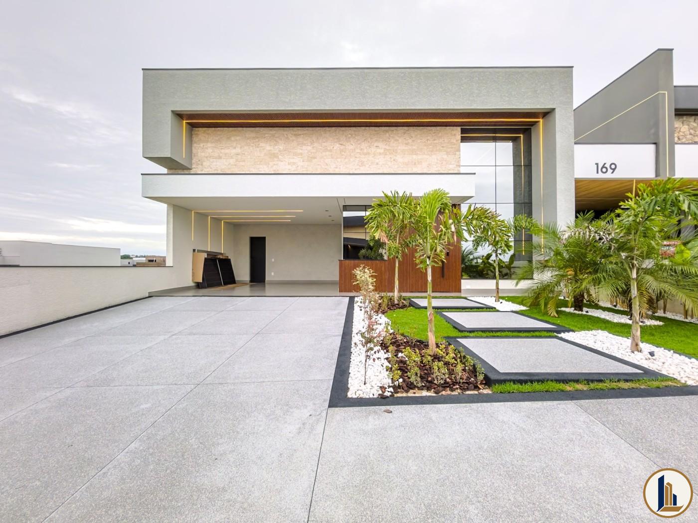 casa térrea com automação e piscina à venda no Residencial Evidências